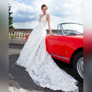 NWT UNWORN Gemy Maalouf Designer Wedding Dress